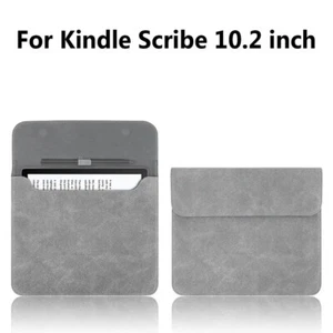 For Amazon Kindle Scribe 10.2" 2024 PU Leather Sleeve Case Portable Storage Bag - Picture 1 of 19