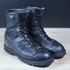 Danner Acadia Boots Mens Size 12 EE Wide Black Leather 8 in GoreTex GTX Work USA - Picture 1 of 24