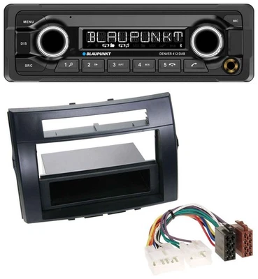 Blaupunkt Bluetooth DAB MP3 USB Autoradio für Toyota Corolla Verso 04-09 schwarz - Bild 1 von 4