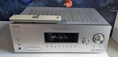Sony STR-DG500 6.1 AV-Receiver in Silber mit Fernbedienung  - Bild 1 von 4