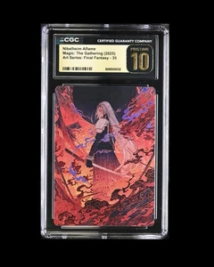 CGC Pristine 10 MTG Final Fantasy Sephiroth Nibelheim Aflame Art Card English - Picture 1 of 2