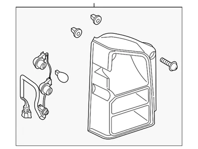Nissan Pathfinder 2005-2012 genuino - Conjunto de lámpara combinado 26555-EA525 Foto 1 de 2