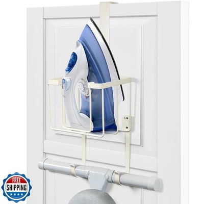 ORLESS Over The Door/Wall Mount Ironing Board Hanger, Laundry Room Iron and I - Image 1 of 4