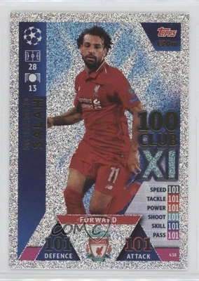 2018-19 Topps UEFA Champions Match Attax 100 Club XI Mohamed Salah #438 - Image 1 of 2