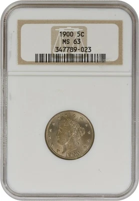 1900 Liberty Nickel MS63 NGC - Image 1 of 2