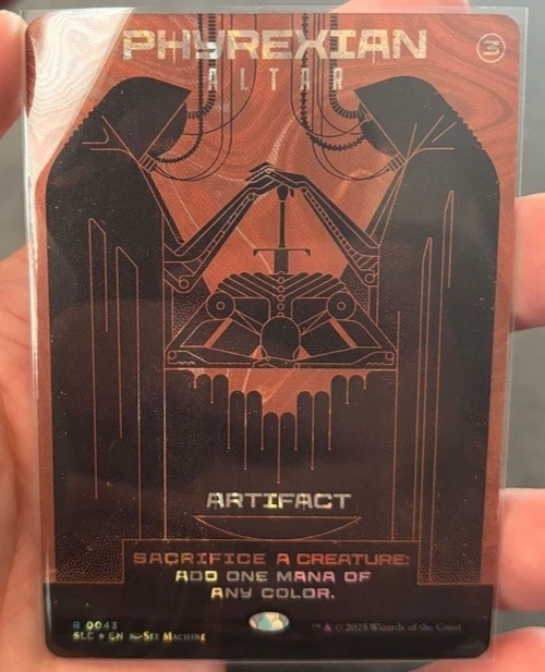 HALO FOIL - Phyrexian Altar Encyclopedia Of Magic MTG 0043 Secret Lair Countdown - Image 1 of 1