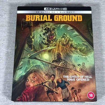 Burial Ground 4K Ultra HD Blu-ray - w/Slipcase Poster 1981 Horror 88 Films - Image 1 of 4