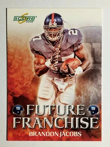 2008 Score Future Franchise #3 Brandon Jacobs - Picture 1 of 2