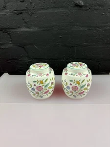 2 x Minton Haddon Hall kleine Ingwergläser 11 cm hoch Set - Bild 1 von 5