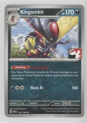 Kingambit Play! Pokemon Prize Pack Series Three #134/198 - Image 1 of 2