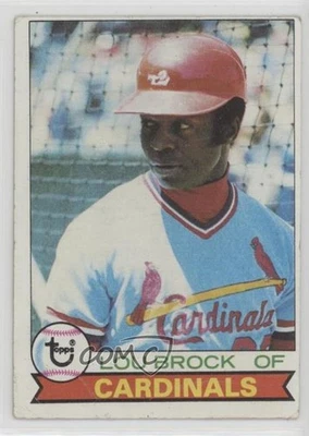 1979 Topps Lou Brock #665 HOF - Image 1 of 2