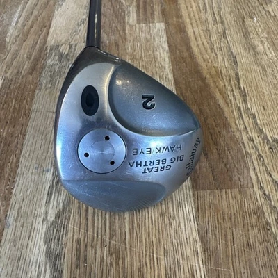 EXCELENTE CALLAWAY GREAT BIG BERTHA OJO DE HALCÓN 2 MADERA, VARILLA DE GRAFITO FLEXIBLE FIRME Foto 1 de 4