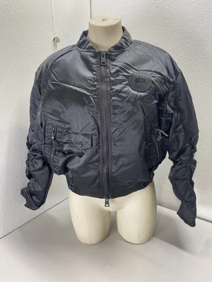 Chaqueta de bombardero Canada Goose para mujer Jade Puffy Flight talla XS negra Foto 1 de 4