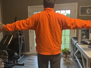 Winchester blaze orange size large fleece, zip up men’s Hunting ￼ - Picture 1 of 2