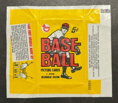 RARO Five Cent 1968 Topps paquete de cera de béisbol ENVOLTURA conjunto químico regalo Foto 1 de 2