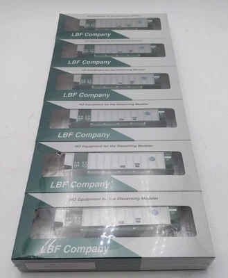 LBF Company HO BNSF Johnstown Coal Porter 6 Pack Hoppers 818-62 MT/Box - Image 1 of 2