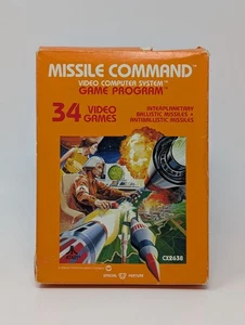 Missile Command (Atari 2600, 1981) - CIB Complete - Picture 1 of 8