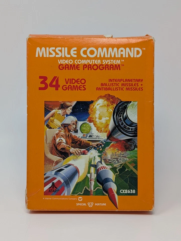 Missile Command (Atari 2600, 1981) - CIB Complete - Image 1 of 4