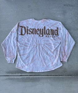 Maglia Disneyland Resort Spirit rosa/oro glitter manica lunga taglia large macchiata - Foto 1 di 14