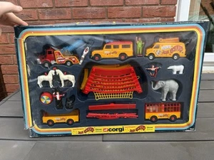 Corgi 48 Jean Pinder Circus In Original Box - Near Mint Gift Set 1970s - Picture 1 of 11