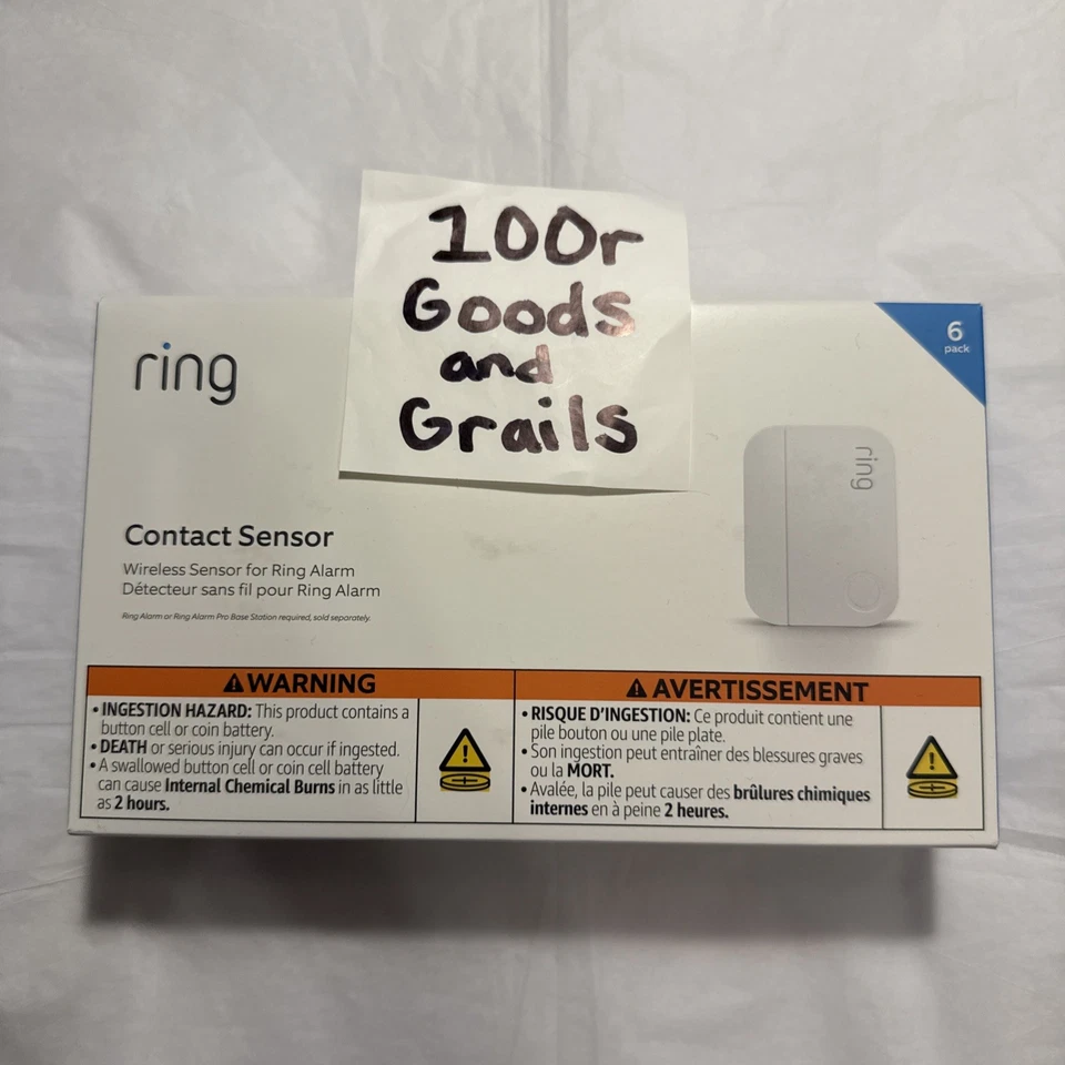 Ring Alarm Contact Sensor 2nd Gen 6-Pack White 4SD6SZ-0EN0