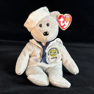 Ty Beanie Babys USS Ronald Reagan Ronnie Bär Vintage Stofftier Spielzeug - Bild 1 von 6