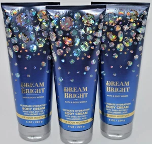 3 NEUE BATH & BODY WORKS DREAM BRIGHT ULTIMATIVE HYDRATATION KÖRPERCREME LOTION 8 UNZEN - Bild 1 von 5