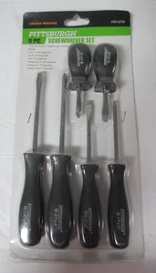 6-TEILIGES SCHRAUBENDREHER-SET HERGESTELLT VON PITTSBURGH ARTIKEL 47770 MIT LEBENSLANGER GARANTIE - Bild 1 von 3