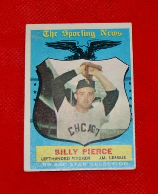 1959 年 Topps 卡 #572 - 白袜队比利皮尔斯全明星 — 第 1/2 张图片