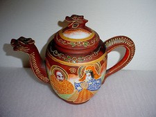 Vintage Oriental Dragon Tea Pot Japan