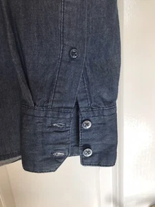 Shirt Mens Denim Blue Shirt M - Picture 1 of 4