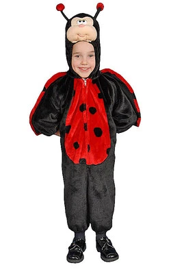 Cute Little Ladybug Costume Set (cape & jumpsuit also available) Fancy Dress Rol - Image 1 of 4