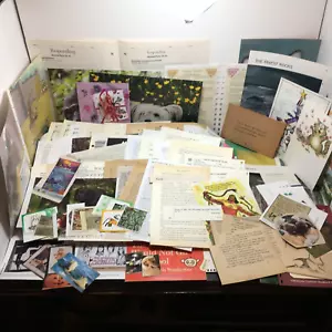 Vintage Papier Ephemera Mischtechnik Lot Junk Journal Sammelalbum Bastelbedarf - Bild 1 von 9