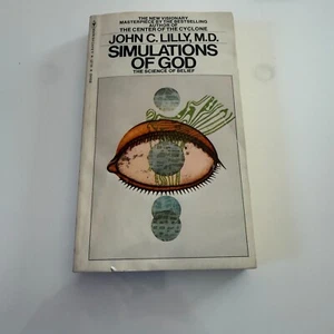 John C. Lilly M.D. Simulations Of God Paperback Book Bantam Edition 1976 - Foto 1 di 5