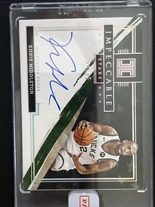 2021-22 Panini Impeccable Stars Krhis Middleton 20/25 #ST-KHM On Card Auto - Picture 1 of 2