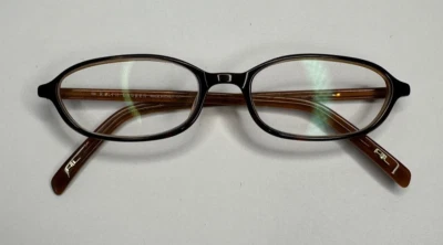 Gafas Ralph Lauren Monturas 1404 JQ4 Marrón Oscuro Miel Hechas en Italia Foto 1 de 4