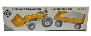 CKO Schaufellader + Anhänger NR 445A Leer Karton 24,5cm x 7cm x 5,5cm - Picture 1 of 5