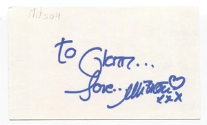 Mitsou Signed 3x5 Index Card Autographed Signature Singer Mitsou Gelinas - Picture 1 of 2