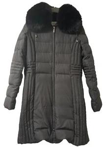 NEW MARVIN RICHARDS Fox Fur Collar Puffer Coat size S - Picture 1 of 6