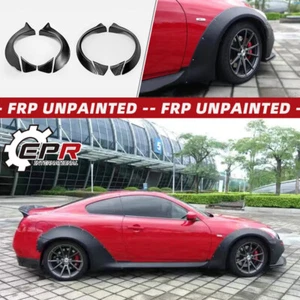 For Infiniti G37 Coupe FRP Unpainted Front/Rear Fender Wheel Flares Arch +50mm - Picture 1 of 11