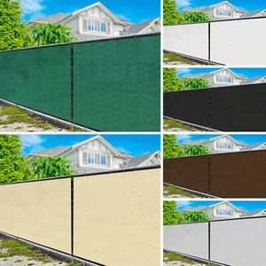 8' x 50' Fence Privacy Screen Heavy Duty Fencing Mesh Shade Net Cover Yard - Picture 1 of 41