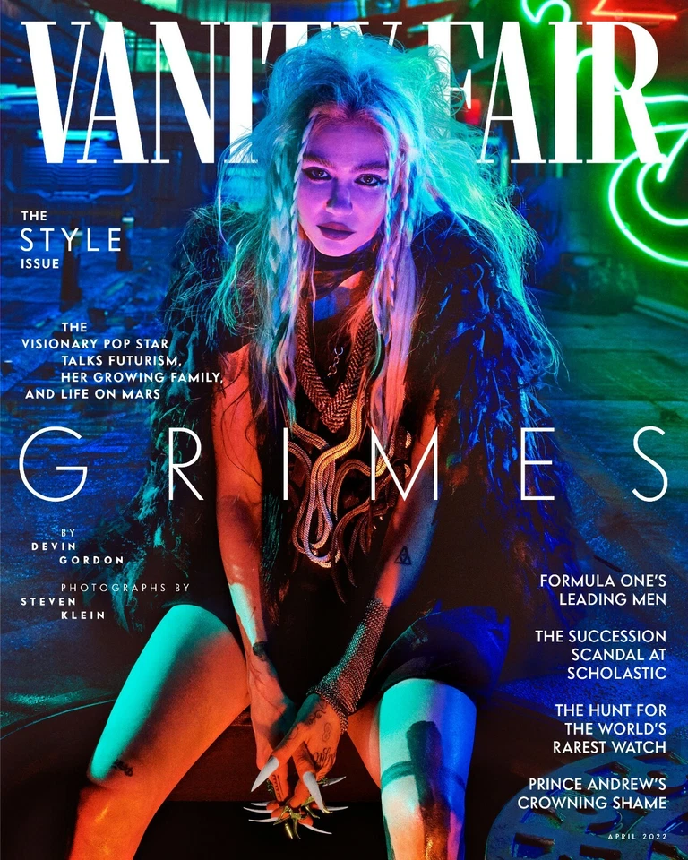 VANITY FAIR MAGAZINE |  APR 2022 NO.737 | GRIMES Foto 1 de 1