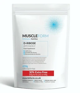 swish.works D-RIBOSE RIBOSE 650g 30% Extra FREE | 100% Pure ATP Fuel Energy CFS