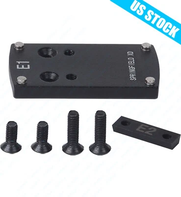 Base de montaje de mira de punto rojo de montaje de placa táctica E1 para montaje Springfield sd9ve XD Foto 1 de 4