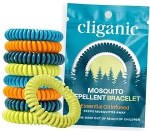 25 Pack Mosquito Repellent Bracelets, DEET-Free Bands, 25 Count (Pack of 1) - Picture 1 of 7