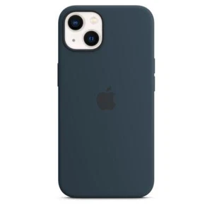 Véritable / Officiel Apple IPHONE 13 Silicone Magsafe Étui/Housse - Abyss Bleu - Photo 1 sur 12