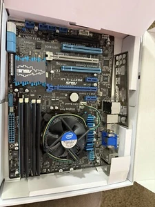 ASUS P8Z77-V LK Motherboard w/CPU & 32 GB Corsair RAM! - Picture 1 of 2