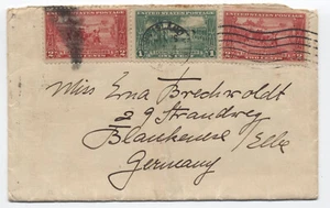 1925 Long Island to Germany cover 1 and 2 cent Lexington-Concord [H.2984] - Picture 1 of 3