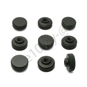 1/4-20 Aluminiumlegierung UNC Netz gerändelt Daumen Handgriff Knopf Schrauben Bolzen schwarz - Bild 1 von 5