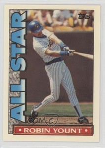 1990 Topps TV Glossy All-Star Set Robin Yount #23 HOF